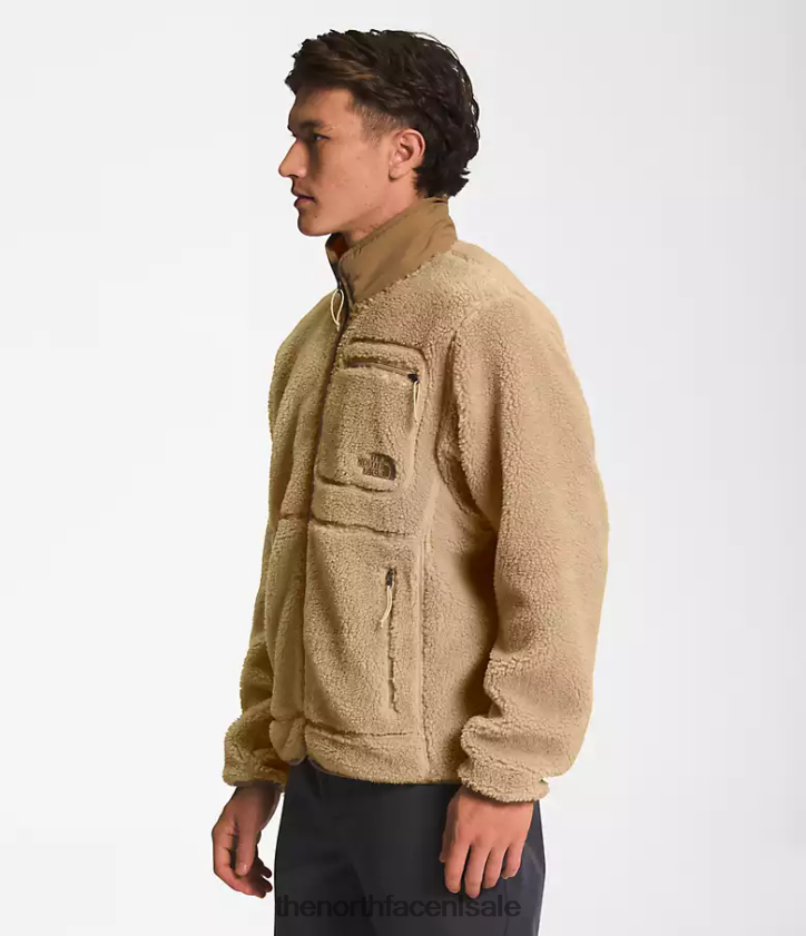 Heren Jack met extreme pool en volledige ritssluiting The North Face P464ZN548 kleding kaki steen/utiliteitsbruin