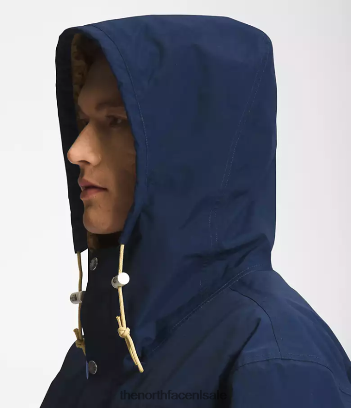Heren M66 utility regenjas The North Face P464ZN294 kleding top marineblauw/utiliteitsbruin