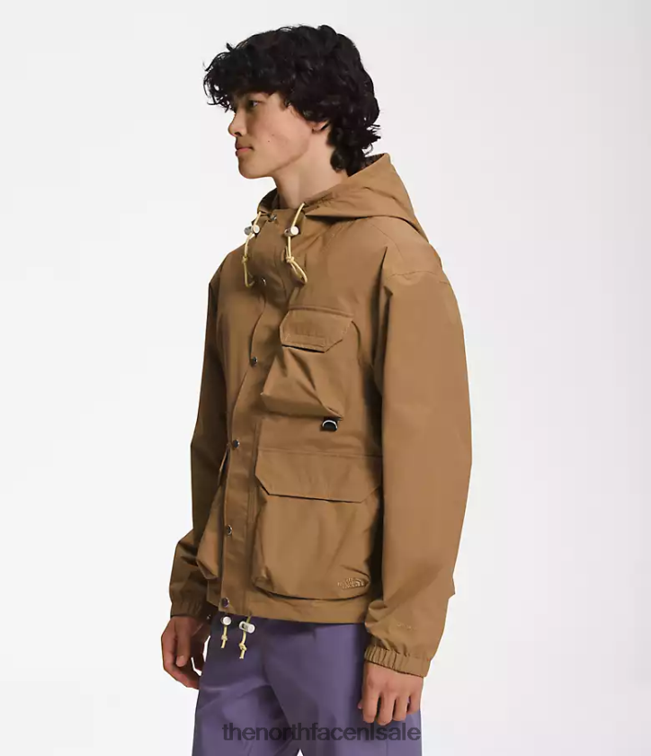 Heren M66 utility regenjas The North Face P464ZN297 kleding bruikbaar bruin