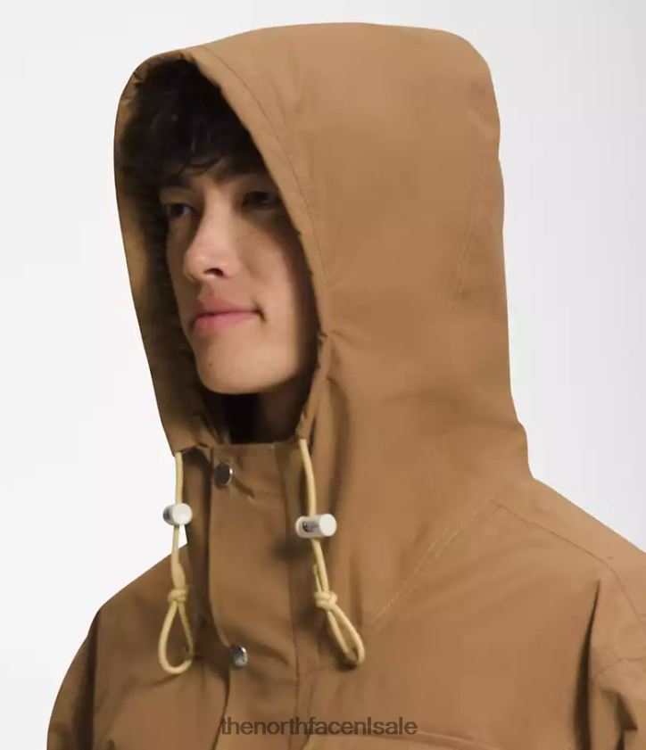 Heren M66 utility regenjas The North Face P464ZN297 kleding bruikbaar bruin