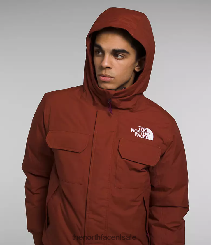 Heren Mcmurdo-bommenwerper The North Face P464ZN1254 kleding cognac bruin