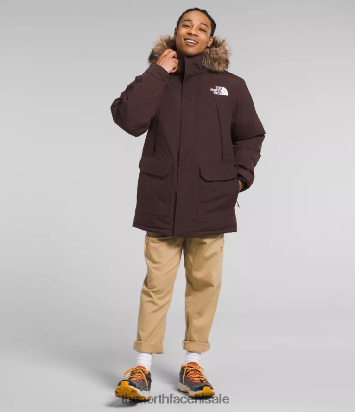 Heren Mcmurdo-parka The North Face P464ZN3 kleding koolbruin/amandelboter monogram print