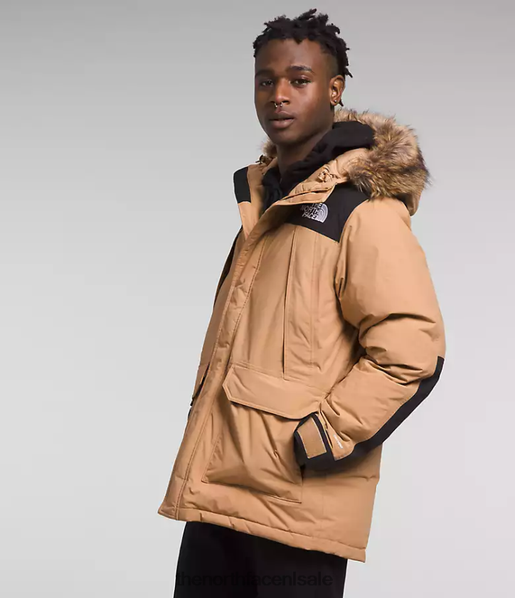 Heren Mcmurdo-parka The North Face P464ZN4 kleding amandelboter/tnf zwart