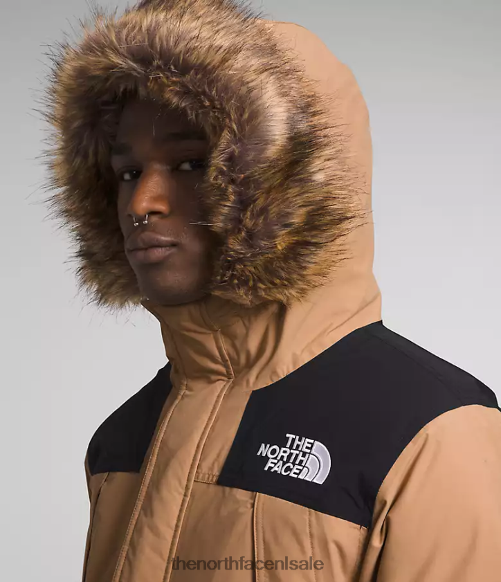 Heren Mcmurdo-parka The North Face P464ZN4 kleding amandelboter/tnf zwart