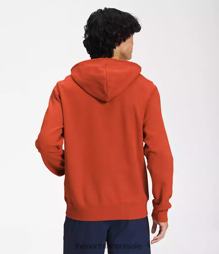 Heren Pullover-hoodie met halve koepel The North Face P464ZN112 kleding verroest brons