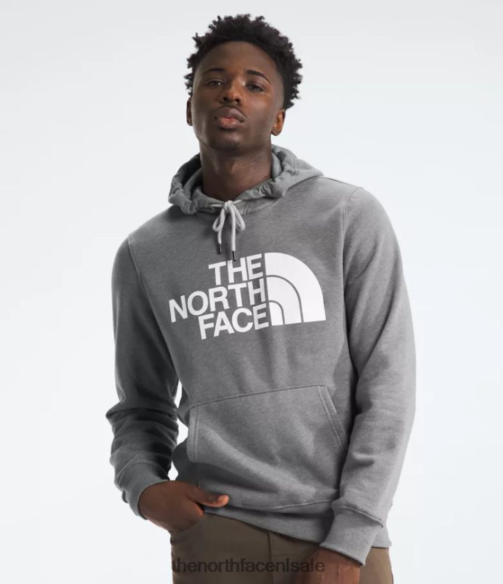 tnf middengrijs gemêleerd/tnf wit