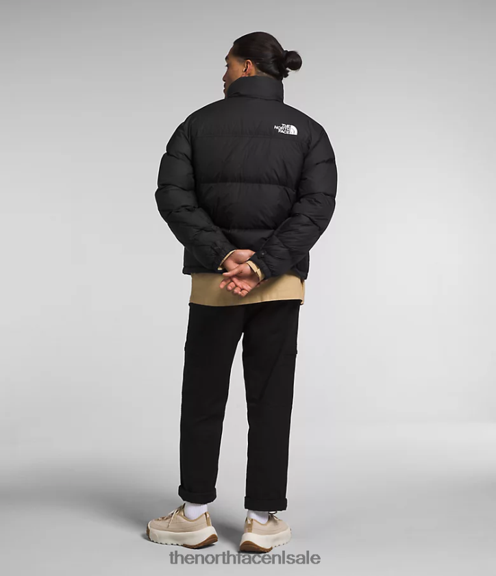 Heren Retro nuptse jasje uit 1996 The North Face P464ZN468 kleding gerecycled tnf zwart