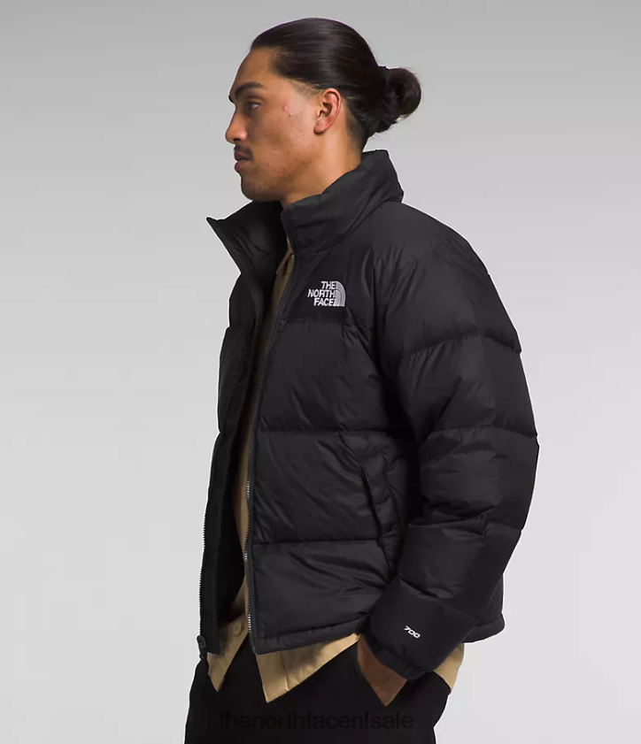 Heren Retro nuptse jasje uit 1996 The North Face P464ZN468 kleding gerecycled tnf zwart