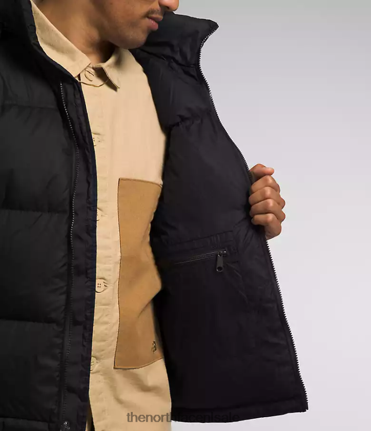 Heren Retro nuptse jasje uit 1996 The North Face P464ZN468 kleding gerecycled tnf zwart