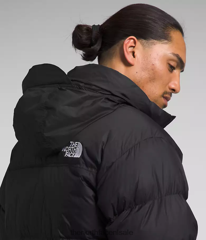 Heren Retro nuptse jasje uit 1996 The North Face P464ZN468 kleding gerecycled tnf zwart