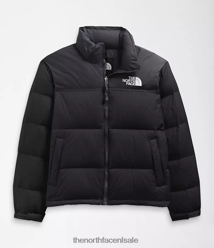Heren Retro nuptse jasje uit 1996 The North Face P464ZN468 kleding gerecycled tnf zwart