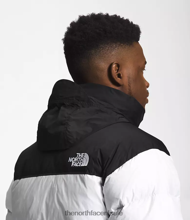 Heren Retro nuptse jasje uit 1996 The North Face P464ZN469 kleding tnf wit/tnf zwart