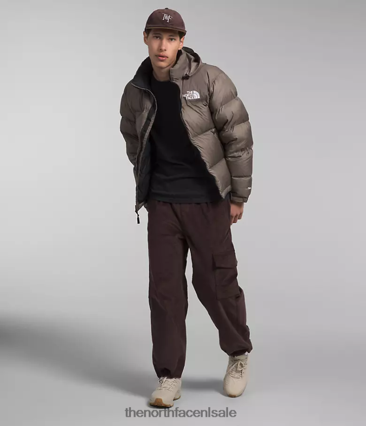 Heren Retro nuptse jasje uit 1996 The North Face P464ZN470 kleding valk bruin
