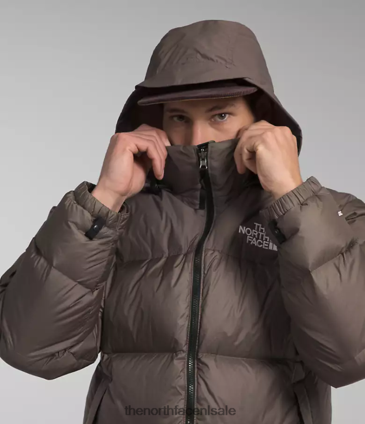 Heren Retro nuptse jasje uit 1996 The North Face P464ZN470 kleding valk bruin