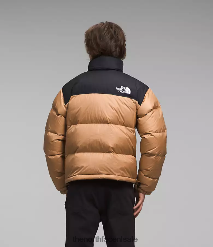 Heren Retro nuptse jasje uit 1996 The North Face P464ZN471 kleding amandelboter/tnf zwart