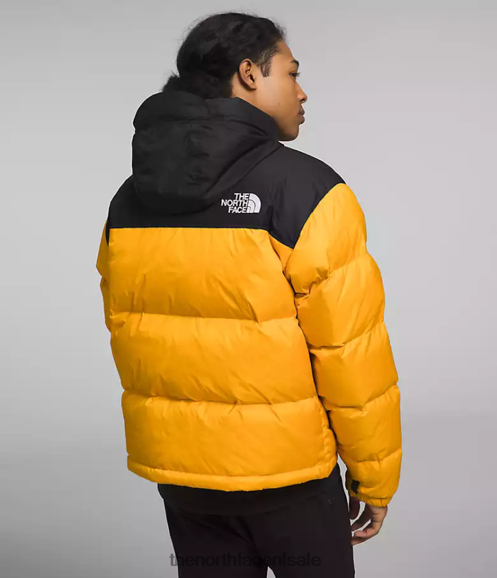 Heren Retro nuptse jasje uit 1996 The North Face P464ZN472 kleding top goud/tnf zwart