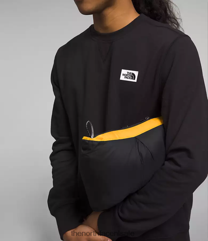 Heren Retro nuptse jasje uit 1996 The North Face P464ZN472 kleding top goud/tnf zwart