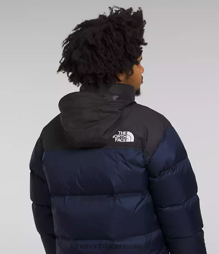 Heren Retro nuptse jasje uit 1996 The North Face P464ZN473 kleding top marine/tnf zwart