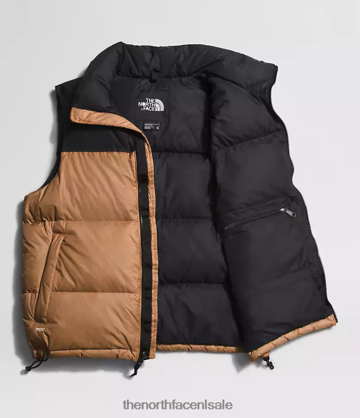 Heren Retro nuptse-vest uit 1996 The North Face P464ZN291 kleding amandelboter