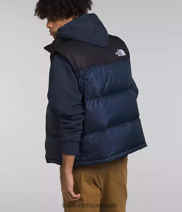 Heren Retro nuptse-vest uit 1996 The North Face P464ZN292 kleding top marine/tnf zwart