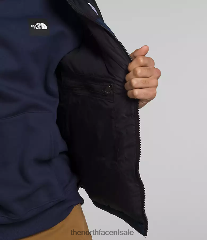 Heren Retro nuptse-vest uit 1996 The North Face P464ZN292 kleding top marine/tnf zwart