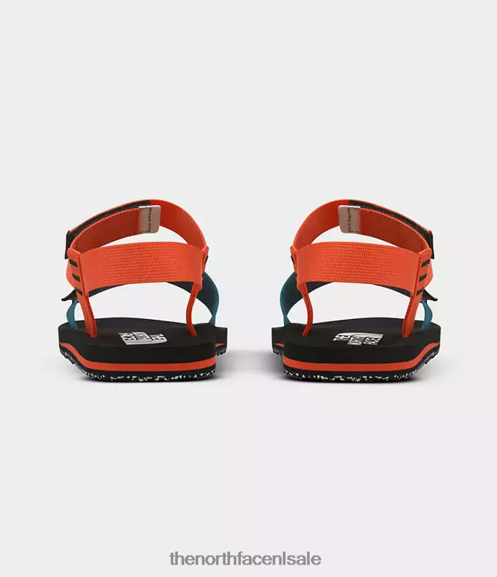 Heren Skeena sandalen The North Face P464ZN713 schoenen tnf zwart/retro oranje