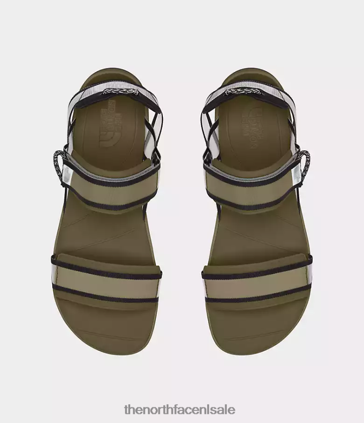 Heren Skeena sportsandalen The North Face P464ZN131 schoenen militair olijf/tnf zwart