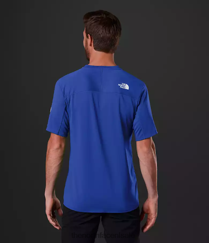 Heren Summit-serie crevasse-T-shirt met korte mouwen The North Face P464ZN956 kleding tnf blauw