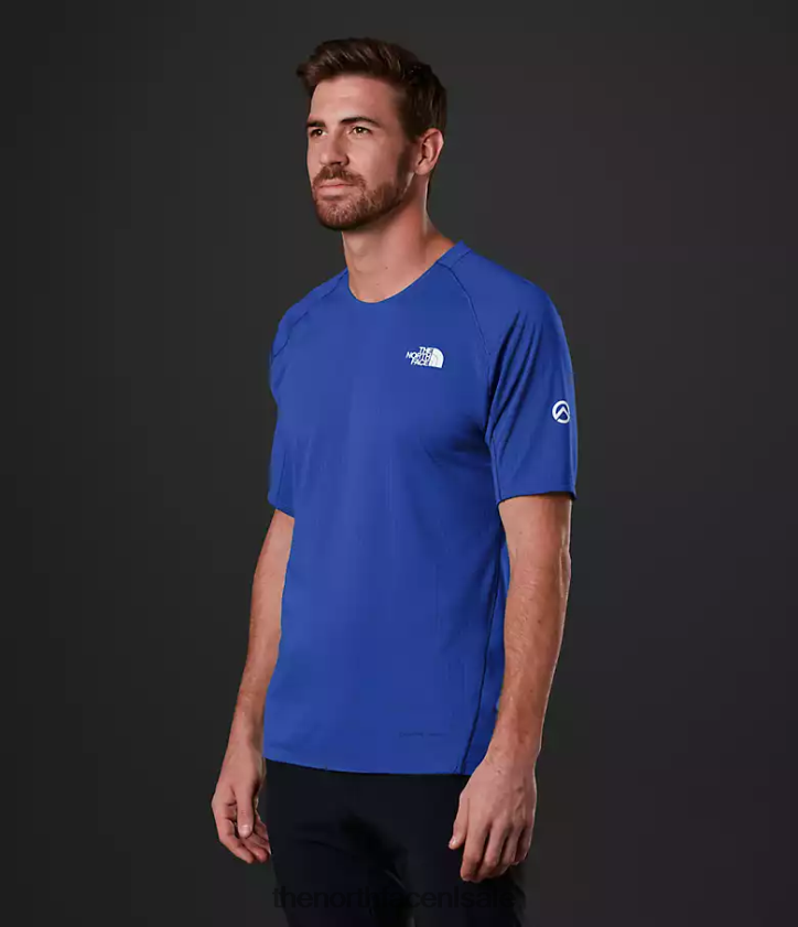 Heren Summit-serie crevasse-T-shirt met korte mouwen The North Face P464ZN956 kleding tnf blauw