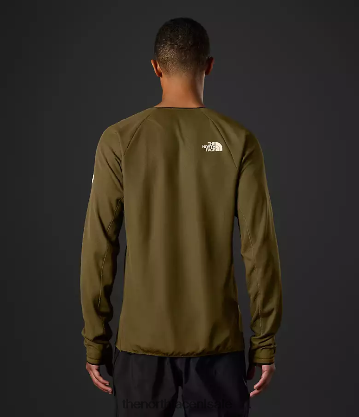 Heren Summit-serie futurefleece-crew The North Face P464ZN123 kleding militaire olijf