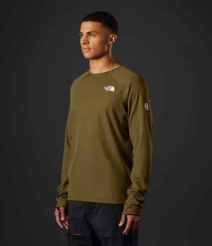 Heren Summit-serie futurefleece-crew The North Face P464ZN123 kleding militaire olijf