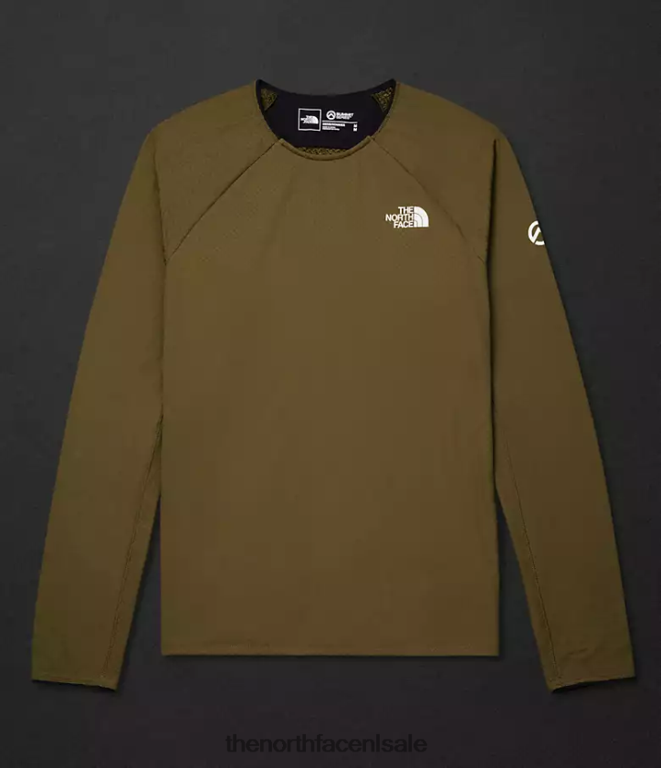 Heren Summit-serie futurefleece-crew The North Face P464ZN123 kleding militaire olijf