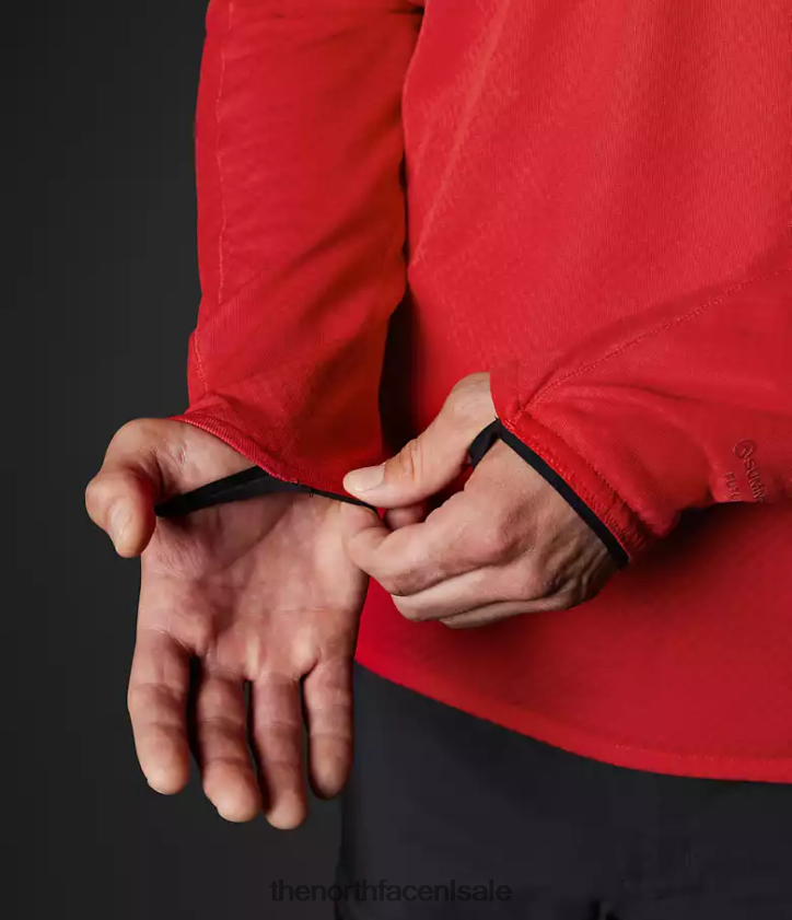 Heren Summit-serie futurefleece-crew The North Face P464ZN126 kleding tnf rood