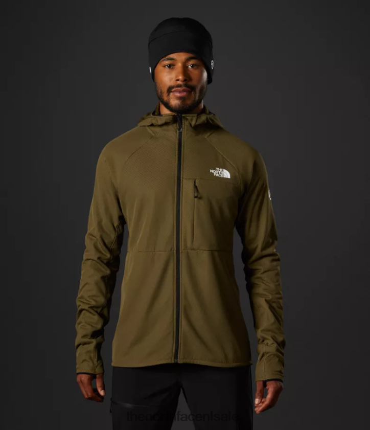 Heren Summit-serie futurefleece hoodie met volledige ritssluiting The North Face P464ZN404 kleding militaire olijf