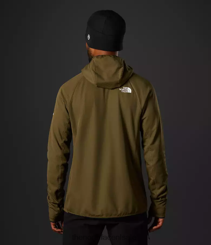 Heren Summit-serie futurefleece hoodie met volledige ritssluiting The North Face P464ZN404 kleding militaire olijf