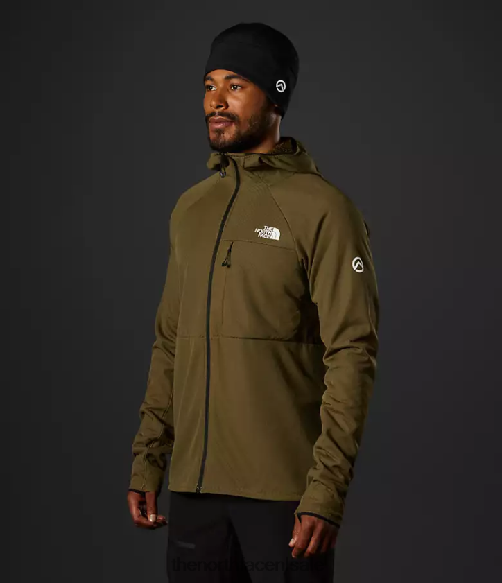 Heren Summit-serie futurefleece hoodie met volledige ritssluiting The North Face P464ZN404 kleding militaire olijf