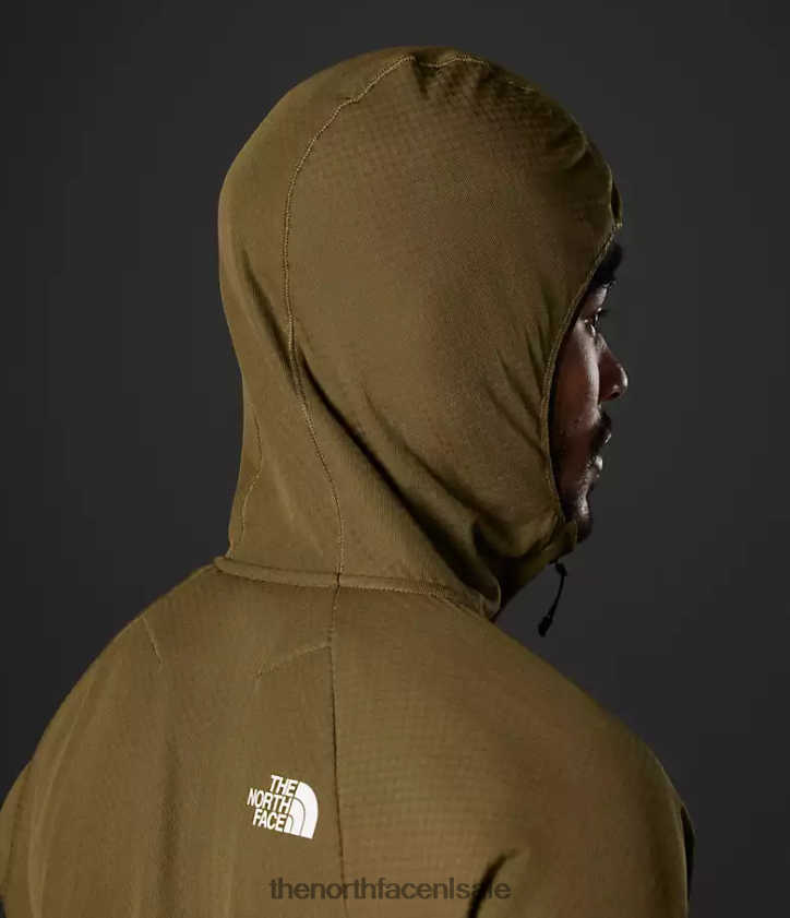 Heren Summit-serie futurefleece hoodie met volledige ritssluiting The North Face P464ZN404 kleding militaire olijf