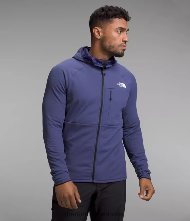Heren Summit-serie futurefleece hoodie met volledige ritssluiting The North Face P464ZN405 kleding grot blauw