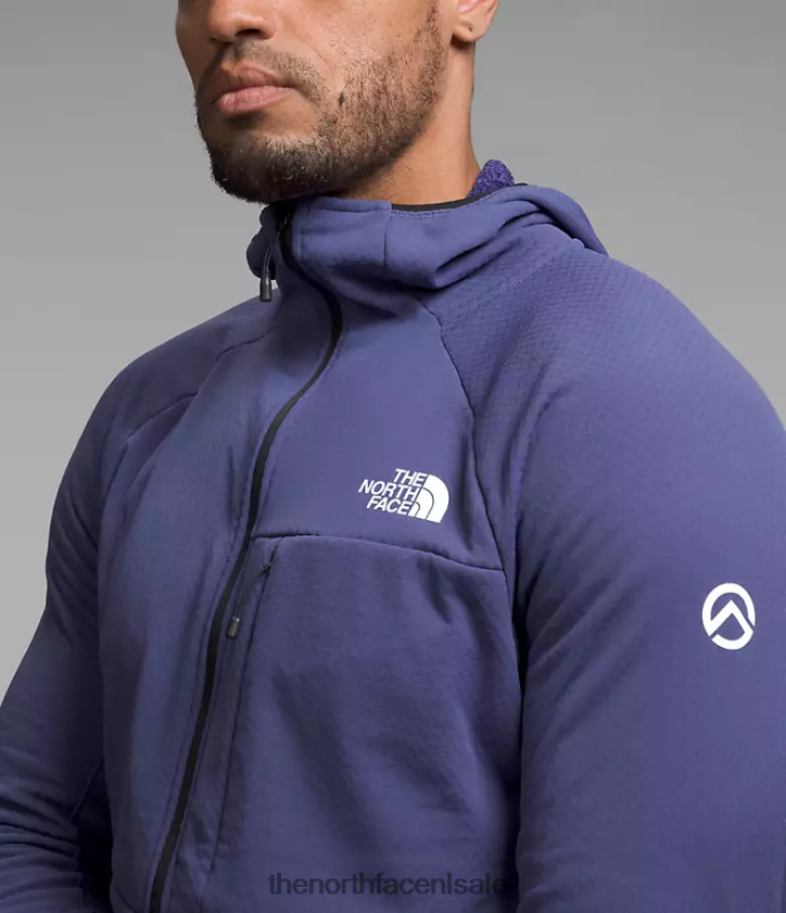 Heren Summit-serie futurefleece hoodie met volledige ritssluiting The North Face P464ZN405 kleding grot blauw
