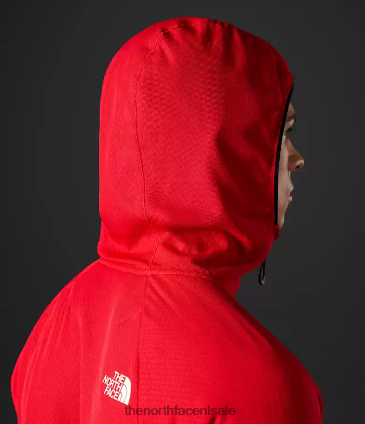 Heren Summit-serie futurefleece hoodie met volledige ritssluiting The North Face P464ZN406 kleding tnf rood
