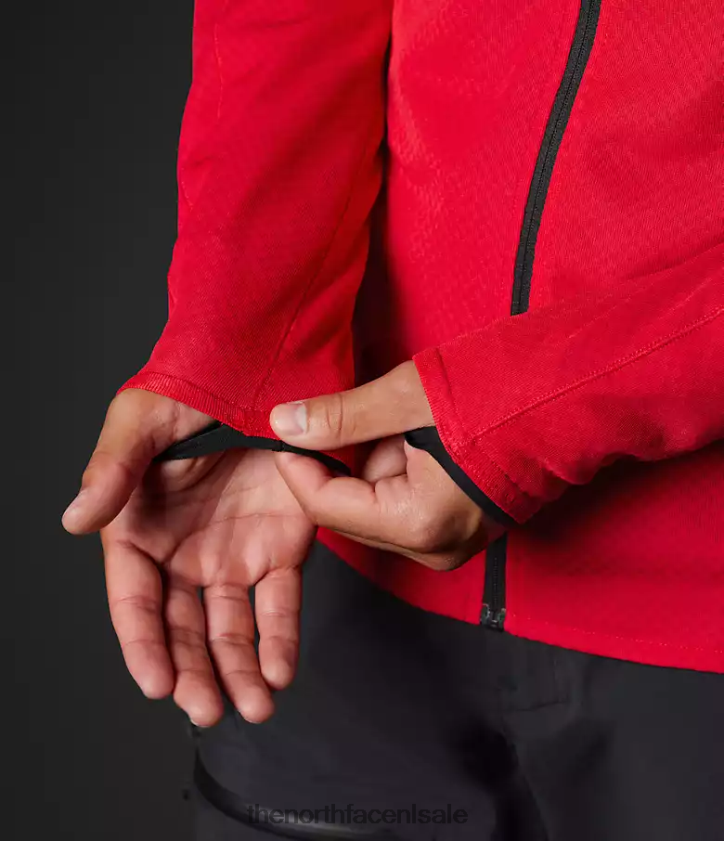 Heren Summit-serie futurefleece hoodie met volledige ritssluiting The North Face P464ZN406 kleding tnf rood