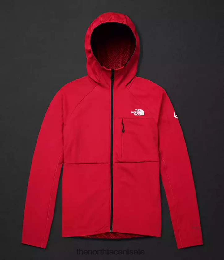 Heren Summit-serie futurefleece hoodie met volledige ritssluiting The North Face P464ZN406 kleding tnf rood
