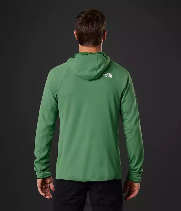 Heren Summit-serie futurefleece hoodie met volledige ritssluiting The North Face P464ZN407 kleding diep grasgroen
