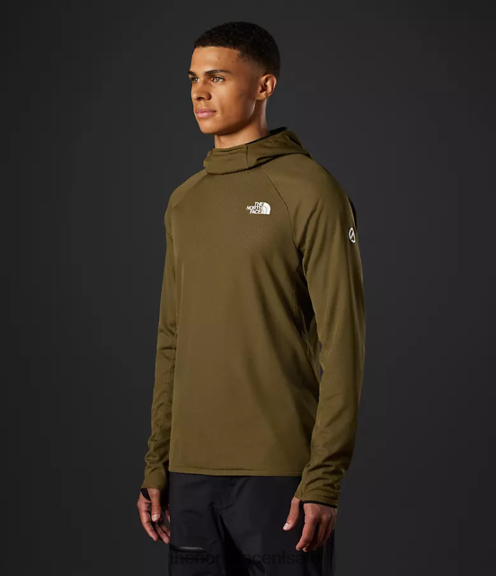 Heren Summit-serie futurefleece lt pullover-hoodie The North Face P464ZN348 kleding militaire olijf