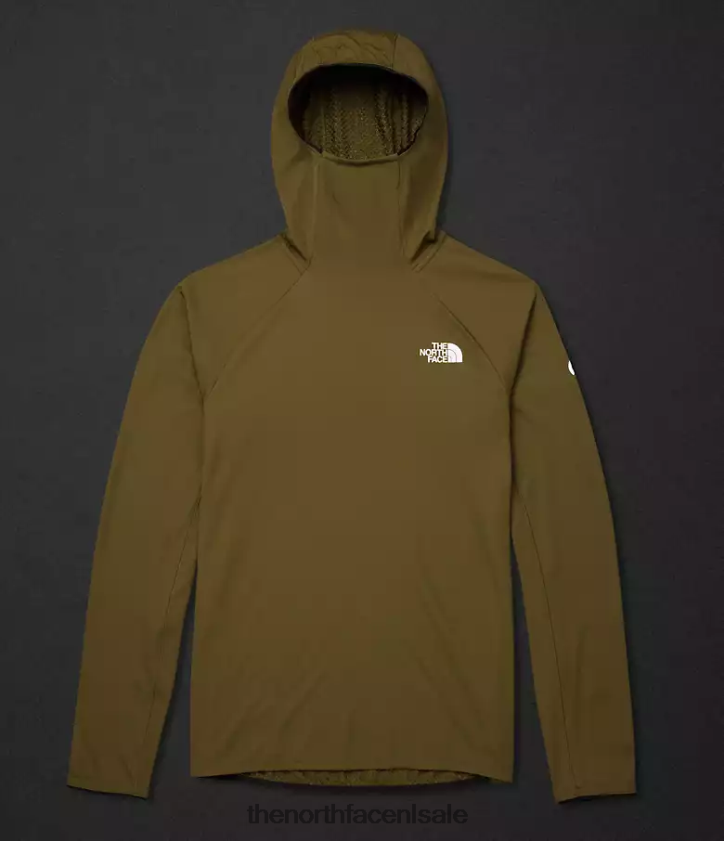 Heren Summit-serie futurefleece lt pullover-hoodie The North Face P464ZN348 kleding militaire olijf