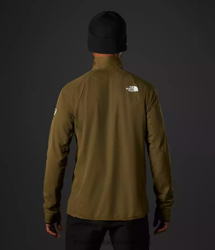 Heren Summit-serie futurefleece lt-zip The North Face P464ZN351 kleding militaire olijf