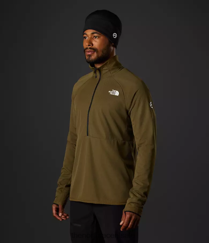Heren Summit-serie futurefleece lt-zip The North Face P464ZN351 kleding militaire olijf
