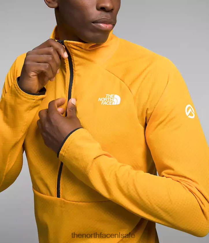 Heren Summit-serie futurefleece lt-zip The North Face P464ZN354 kleding top goud