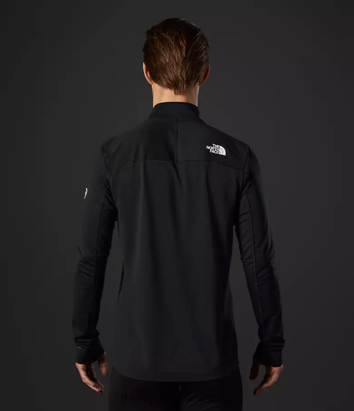 Heren Summit-serie gletsjerspleet -zip The North Face P464ZN781 kleding tn zwart