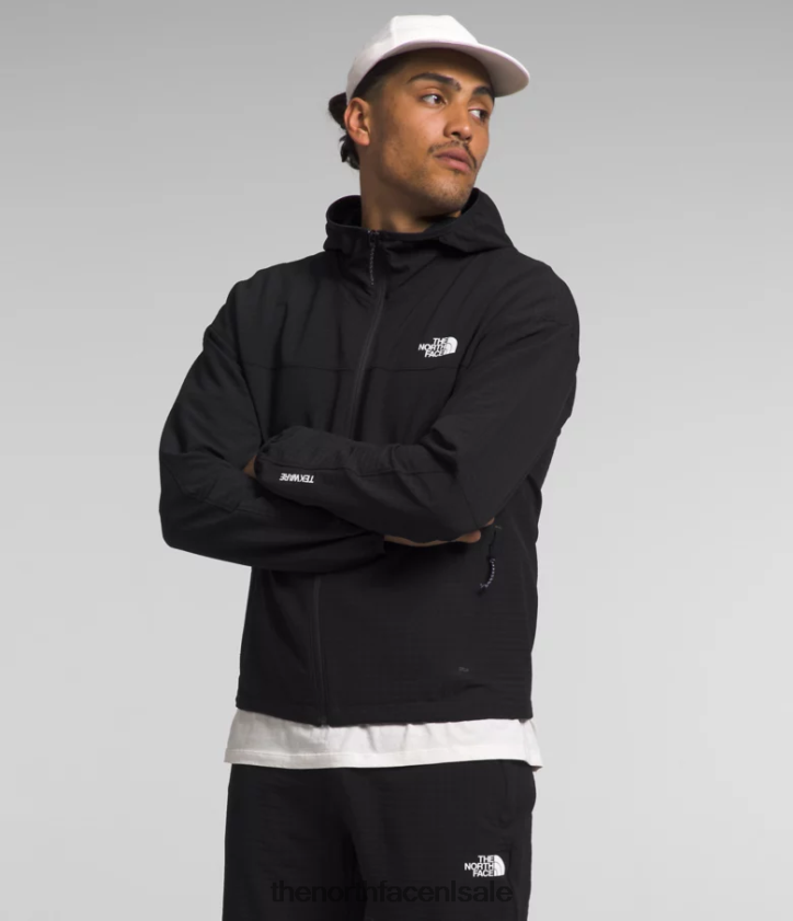 Heren Tekware grid-hoodie The North Face P464ZN833 kleding tn zwart